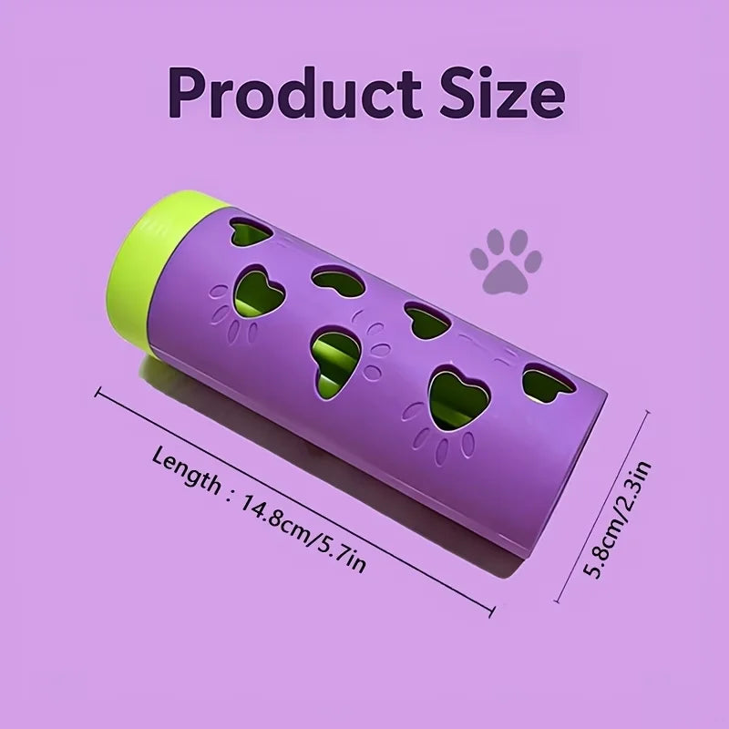 Dispensador de Comida Lenta: Juguete Interactivo y Resistente para Mascotas.