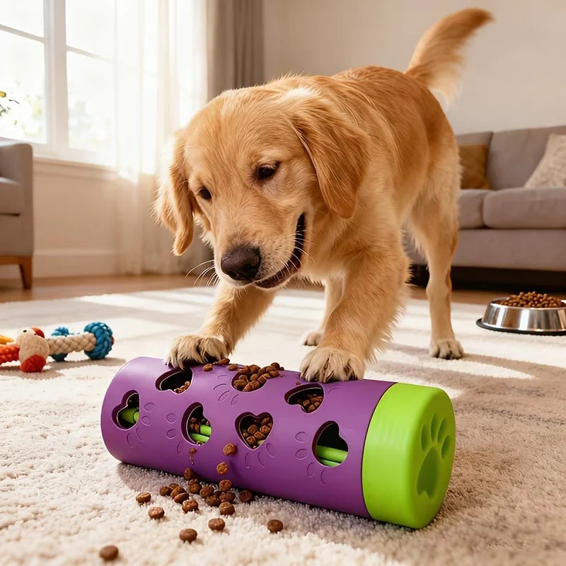 Dispensador de Comida Lenta: Juguete Interactivo y Resistente para Mascotas.